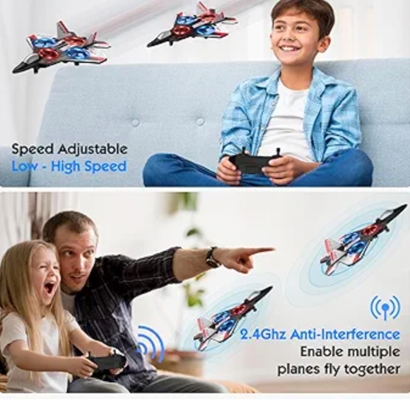 Nib Drone for Kids Remote Control Airplane 360 flip 2 rechargeable batteries - Picture 8 of 8